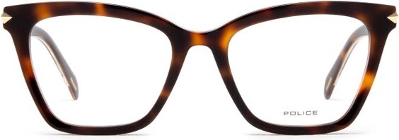 Police Cat Eye Frame Glasses