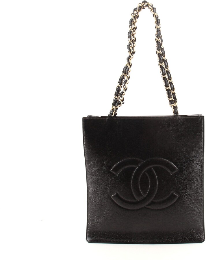 Chanel Timeless CC Chain Shopping Tote Shiny Aged Calfskin North South -  ShopStyle