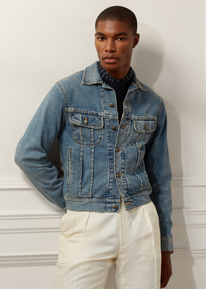 slim fit trucker jacket