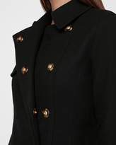 Thumbnail for your product : Express Long Belted Wool-Blend Trench Coat