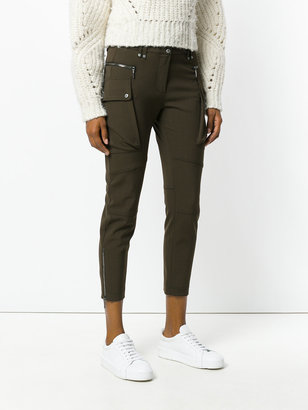 Plein Sud Jeans cropped skinny trousers