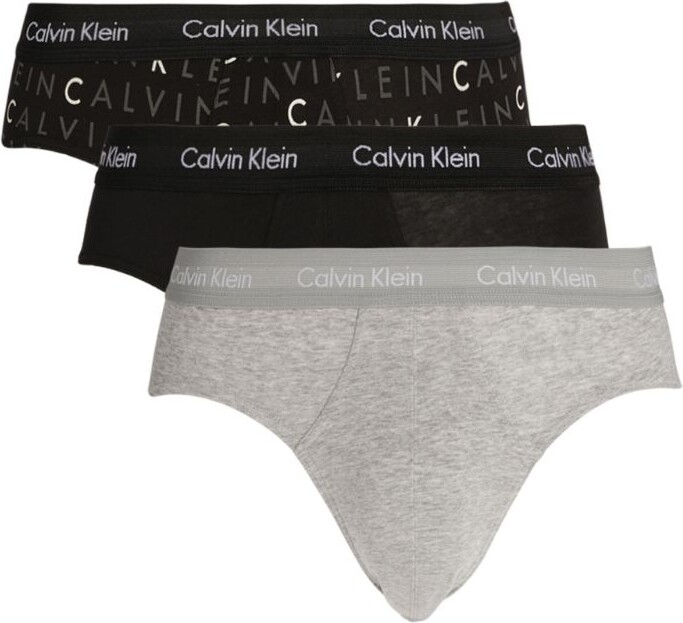 Calvin Klein Micro Stretch Hip Brief 3-Pack Black Multi