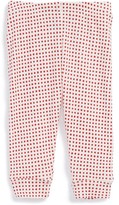 Thumbnail for your product : Tea Collection 'Woodblock Dot' Knit Cotton Pants (Baby Girls)