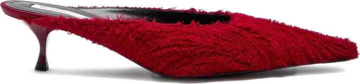 Victoria Beckham 45mm Embroidered Mules