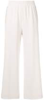 Thumbnail for your product : See by Chloe embroidered stripe wide leg trousers