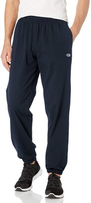 Champion mensP7310Closed Bottom Light Weight Jersey Sweatpant Pants - Blue - Medium