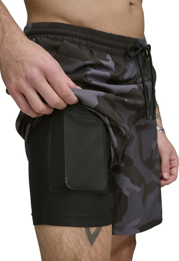 Bylater Summer Low Swimming Printing Trunks Swimming Mens