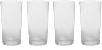 Zodax Vitorrio Frosted Highball Glasses (Set of 4)