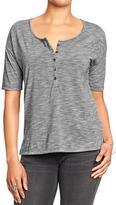 Thumbnail for your product : Old Navy Women's Relaxed Short-Sleeve Henleys