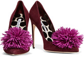 Thumbnail for your product : Brian Atwood Alis embellished suede pumps