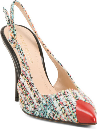 TJMAXX Leather Alice Slingback Pumps For Women - ShopStyle