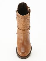 Thumbnail for your product : Lotus Conroe Leather Quilted Biker Boots