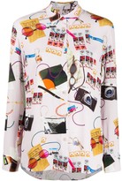 Thumbnail for your product : Paul Smith Graphic Print Viscose Shirt