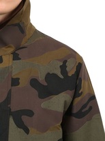 Thumbnail for your product : Valentino Camouflage Waxed Cotton Coat