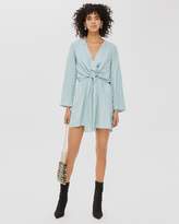 Thumbnail for your product : Topshop Jacquard Knot Playsuit