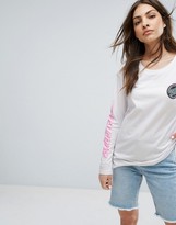 Thumbnail for your product : Santa Cruz Long Sleeve Skate T-Shirt With Back Logo And Sleeve Print