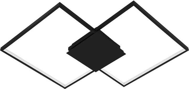 EGLO Milanius 1 Light Integrated Led Ceiling/Wall Light With Matte Black Finish