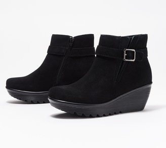 skechers parallel wedge bootie