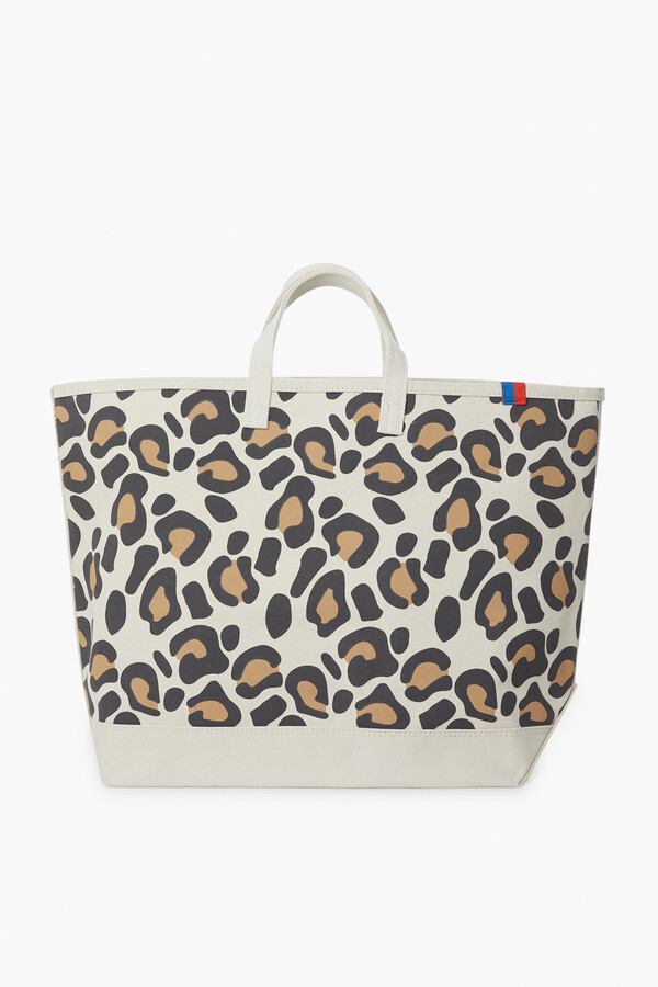 large leopard tote