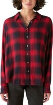 Thumbnail for your product : Lucky Brand Women's Plaid Button-Down Boyfriend Shirt