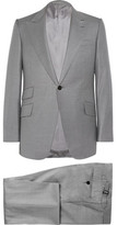 Thumbnail for your product : Huntsman Grey Slim-Fit Wool Suit
