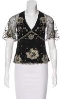 Thumbnail for your product : Temperley London Embellished Open-Back Top