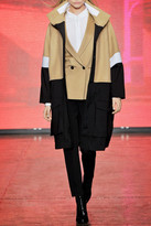 Thumbnail for your product : DKNY Neoprene, stretch-cotton and wool-blend coat