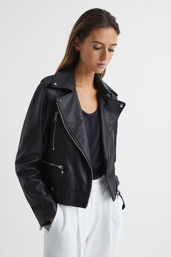 Reiss Women's Leather Jackets | ShopStyle