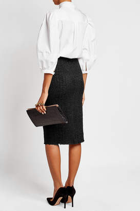 Alexander McQueen Pencil Skirt with Wool and Cotton