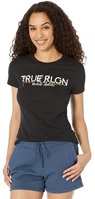 True Religion Script True Crew Neck Tee