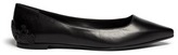 Thumbnail for your product : Nobrand Ada edge brocade heel leather flats