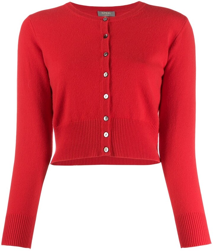 Red Cropped Cardigan | Shop the world's largest collection of 