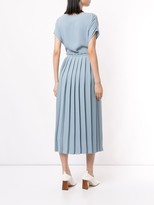 Thumbnail for your product : MM6 MAISON MARGIELA Asymmetric Tie Waist Dress