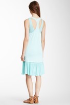 Thumbnail for your product : Three Dots Double Layer Ruffle Hem Dress