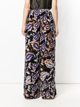 Forte Forte Printed Palazzo Trousers