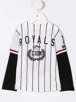 Dolce & Gabbana Kids Royal King print shirt