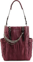 Thumbnail for your product : Jimmy Choo Blare Pleated Snakeskin Tote Bag