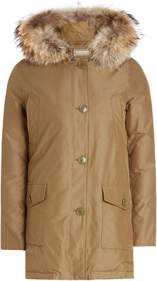 Woolrich Arctic Down Parka with Fur-Trimmed Hood