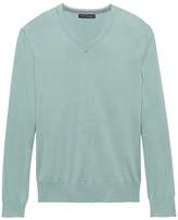 Thumbnail for your product : Banana Republic Silk Cotton Cashmere Vee