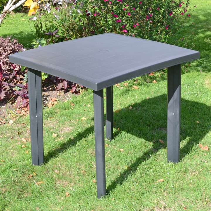 Dunelm Rimini Rectangular Table Anthracite Anthracite ShopStyle