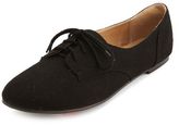 Thumbnail for your product : Charlotte Russe Lace-Up Low Profile Oxfords