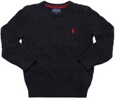 Thumbnail for your product : Ralph Lauren Cotton Cable Tricot Knit Sweater