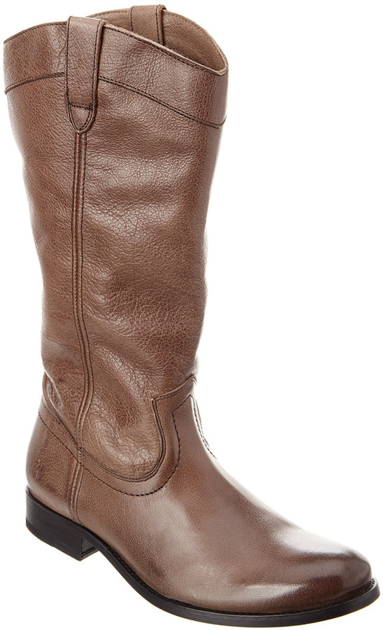 frye melissa pull on tall leather boot