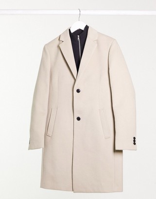 topman oat overcoat