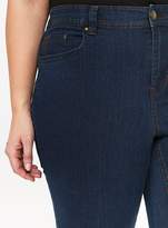 Thumbnail for your product : Evans Indigo Curve Straight Leg Jeans
