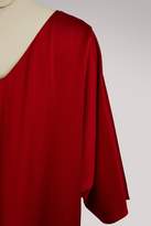 Thumbnail for your product : Valentino Asymmetric satin long dress