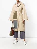 Thumbnail for your product : Ports 1961 belted panel detail coat