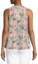 Thumbnail for your product : Joie Erla Hi-Lo Silk Top
