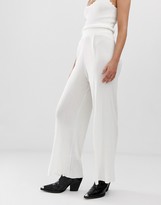 Thumbnail for your product : Emory Park wide leg pants with ruched waistband