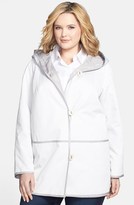 Thumbnail for your product : Gallery Reversible Hooded Raincoat (Plus Size)